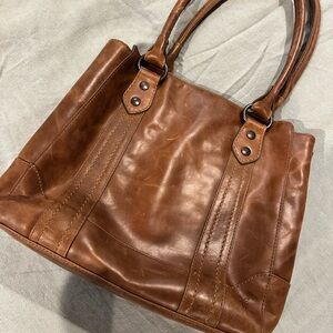 Frye Melissa Brown Leather Tote Purse